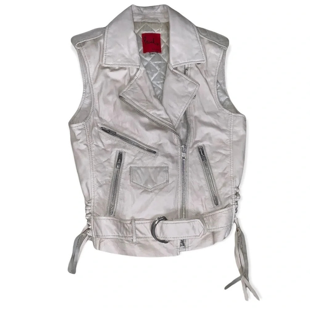 Paul Smith Leather Vest Sz S
